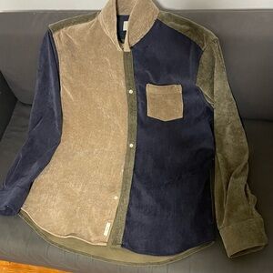 Foret Patchwork Corduroy Shirt